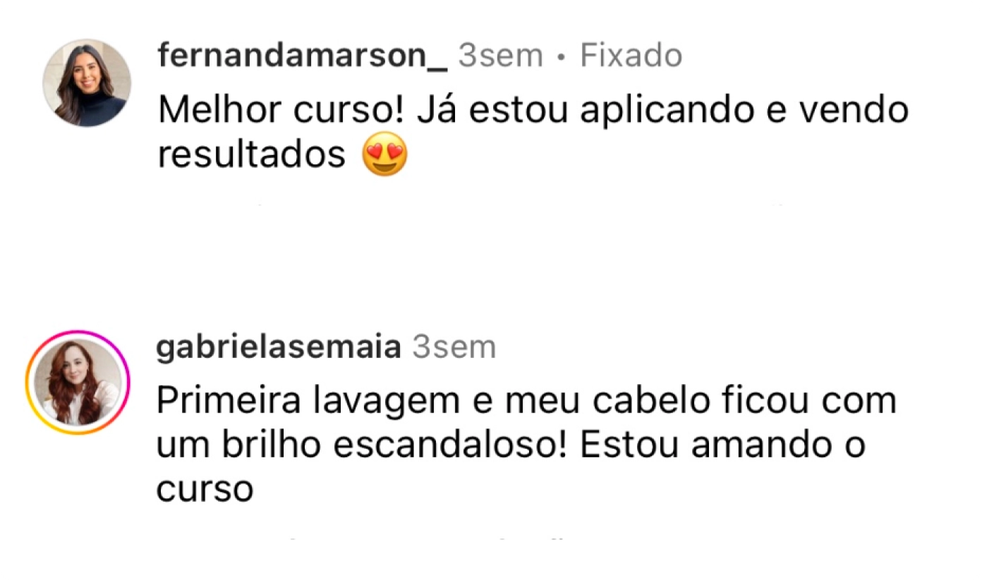 Nicole Freya - Cabelo dos Sonhos em Casa - Feedback 3